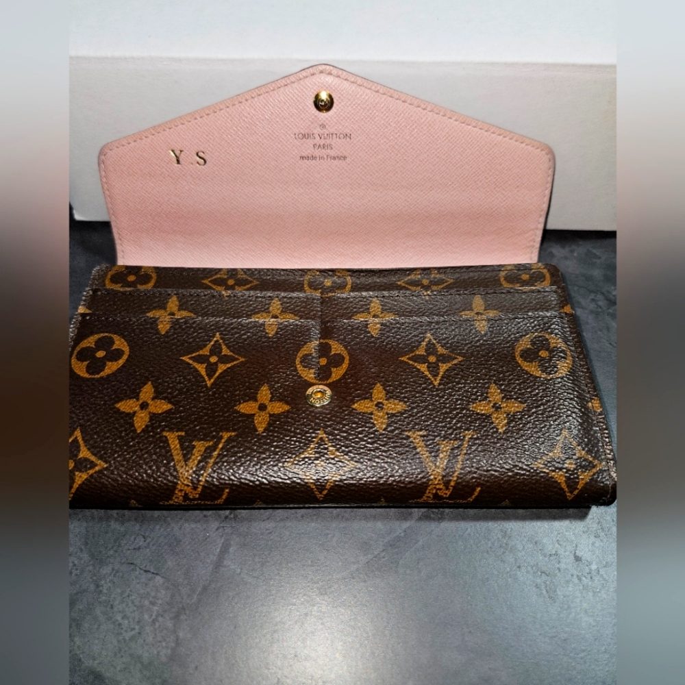 Louis Vuitton Sara wallet Rose Ballerine